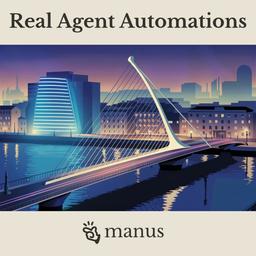 Real Agent Automations workshop by Manus AI - No-code AI automation training Dublin